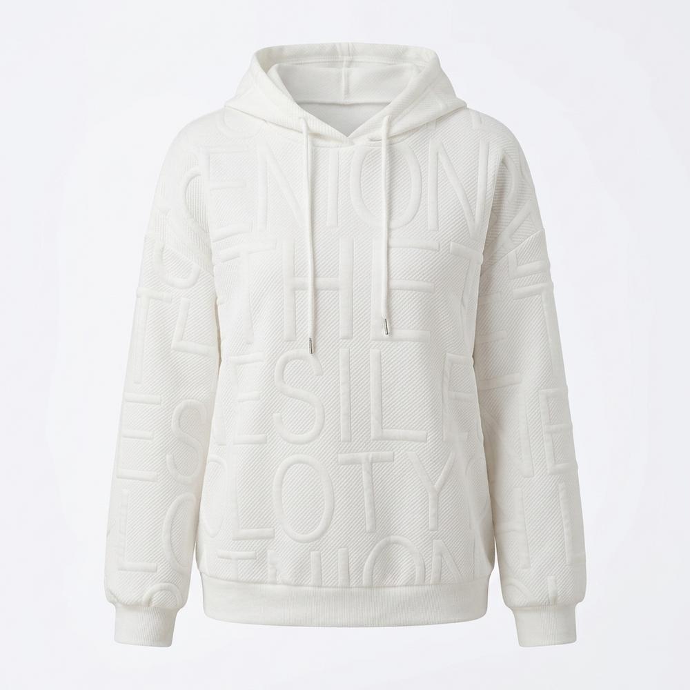 Alo Moda - Rilin | Embossed Relaxed Hoodie Women